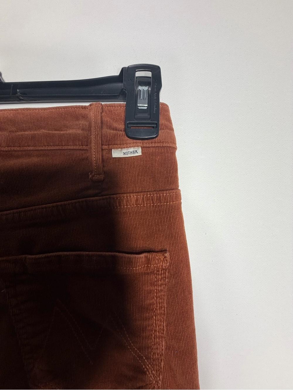 MOTHER Corduroy Pants in Rust Orange size 25 excellent condition - Picture 8 of 8